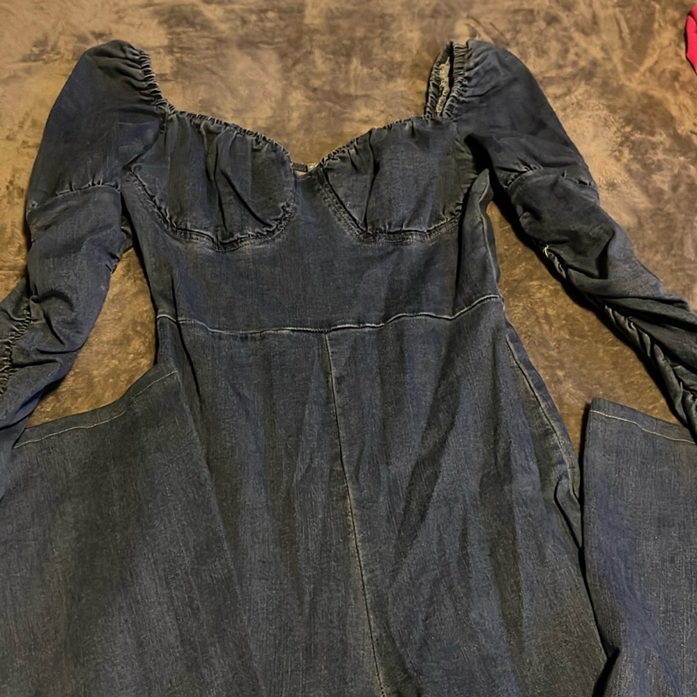 Denim jumpsuit